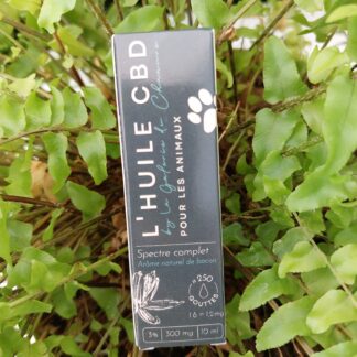 Huile CBD bio 3% (pour animaux) – Spectre complet
